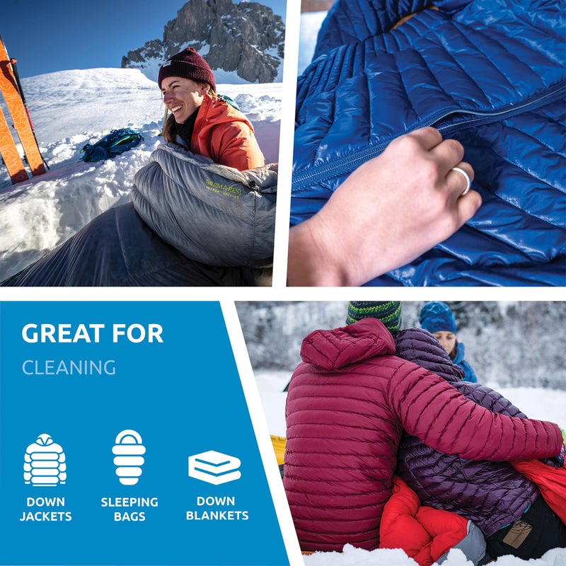 Nikwax Down, Down Wash.Direct, 1L, Specialty Cleaner for Down Jackets, Outerwear, Vests, Sleeping Bags, Quilts, and Bedding, Restores Loft, Warmth, Insulation, and Water Repellency - Image 3